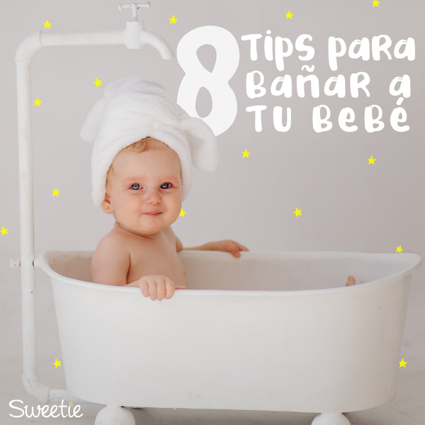 8 tips para bañar a tu bebé