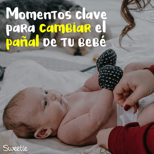 Momentos clave para cambiar el pañal de tu bebé